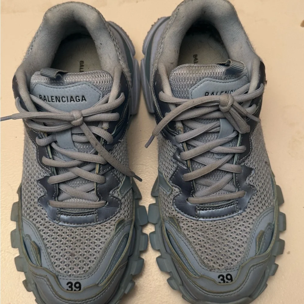 Balenciaga Light Blue Athletic Shoes - Picture 2 of 4